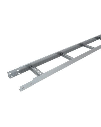 Лоток лестничный 50х100х1,2 L2000 мм Быстрый монтаж HD85 КМ-профиль (LLS50-100-1.2-2000 HD85) в Октябрьском Кабельные лотки Pintop.ru