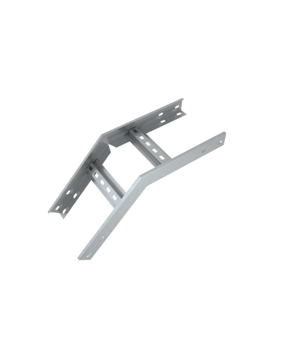 Угол лестничный вертикальный внешний 45 гр. 100х100х1,5 мм Быстрый монтаж КМ-Профиль (LVLS45-100-100-1.5) в Октябрьском Аксессуары для лотков Pintop.ru