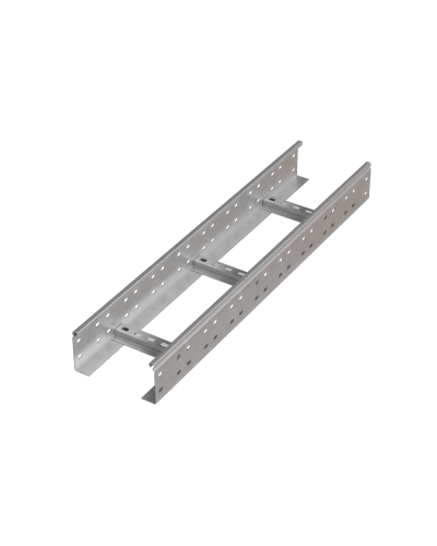 Лоток лестничный 100х300х1,2 L2000 мм INOX304 N КМ-Профиль (LL100-300-1.2-2000 INOX304 N) в Октябрьском Кабельные лотки Pintop.ru