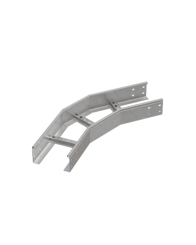 Угол лестничный горизонтальный 45 гр. 100х700х1,5 мм HD85 N КМ-профиль (LGL45-100-700-1.5 HD85 N) в Октябрьском Аксессуары для лотков Pintop.ru