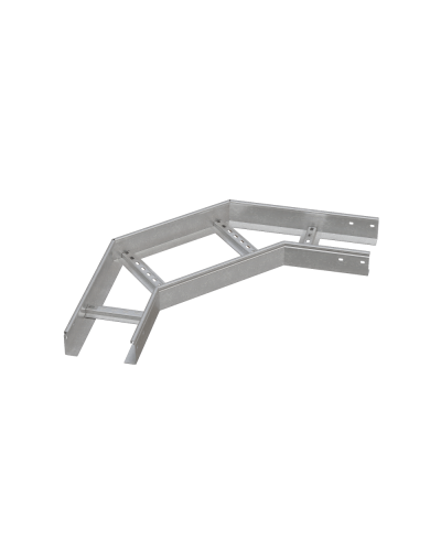 Угол лестничный горизонтальный 90 гр. 80х400х1,2 мм INOX304 N КМ-Профиль (LGL90-80-400-1.2 INOX304 N) в Октябрьском Аксессуары для лотков Pintop.ru