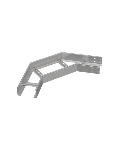 Угол лестничный горизонтальный 90 гр. 100х200х1,5 мм INOX304 N КМ-Профиль (LGL90-100-200-1.5 INOX304 N) в Октябрьском Аксессуары для лотков Pintop.ru