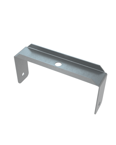 Скоба для подвеса на шпильке 100 мм INOX304 КМ-Профиль (SPS100 INOX304) в Октябрьском Держатели, клипсы, скобы Pintop.ru