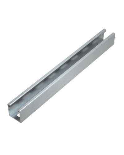 Страт-профиль 41х41 L2400 мм s:1,5 КМ-Профиль (STP41-41-2400) в Октябрьском Аксессуары для лотков Pintop.ru