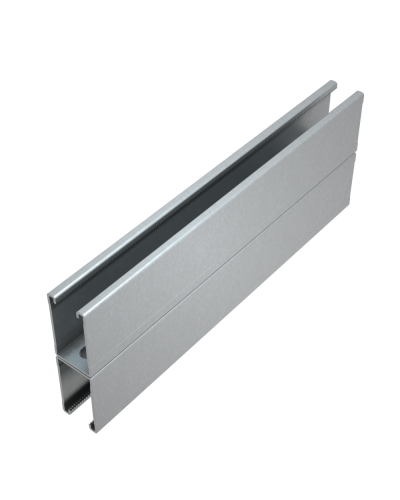 Страт-профиль двойной 41х72 L800 мм s:2,5 КМ-Профиль (2STPU41-72-800) в Октябрьском Аксессуары для лотков Pintop.ru