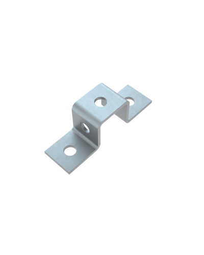 Прямоугольная скоба для страт-профиля 41х41 мм КМ-Профиль (PS41-41) в Октябрьском Держатели, клипсы, скобы Pintop.ru