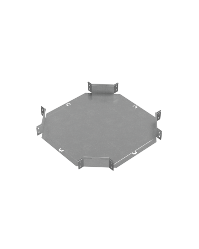 Х-разветвитель 80х400 мм ПЛЮС HD КМ-Профиль (XDplus80-400 HD) в Октябрьском Аксессуары для лотков Pintop.ru