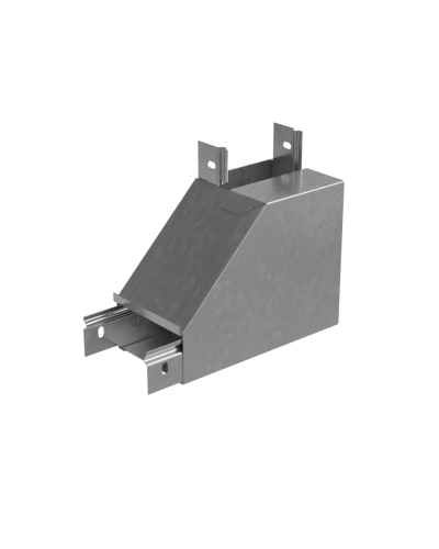 Угол вертикальный внутренний L 50х150 мм с разворотом трассы на 90 гр. ПЛЮС INOX304 КМ-Профиль (NLPDplus90-50-150-L INOX304) в Октябрьском Аксессуары для лотков Pintop.ru