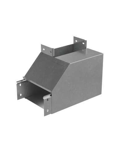 Угол вертикальный внутренний L 80х100 мм с разворотом трассы на 90 гр. ПЛЮС INOX304 КМ-Профиль (NLPDplus90-80-100-L INOX304) в Октябрьском Аксессуары для лотков Pintop.ru