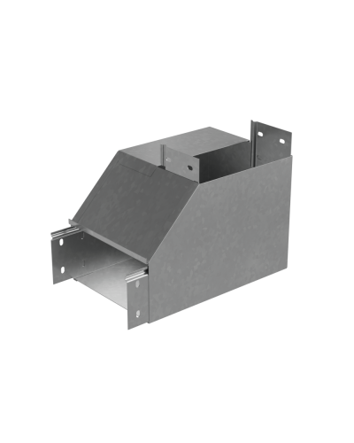 Угол вертикальный внутренний R 80х100 мм с разворотом трассы на 90 гр. ПЛЮС INOX304 КМ-Профиль (NLPDplus90-80-100-R INOX304) в Октябрьском Аксессуары для лотков Pintop.ru