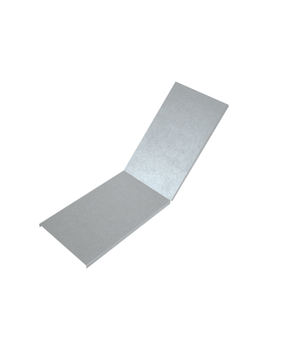 Крышка лестничного вертикального внутреннего угла 45 гр. 800 мм КМ-профиль (KLNL45-800) в Октябрьском Аксессуары для лотков Pintop.ru