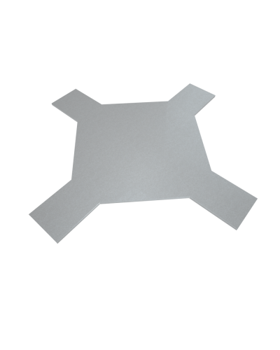 Крышка лестничного Х-разветвителя 800 мм КМ-профиль (KLXD800) в Октябрьском Аксессуары для лотков Pintop.ru