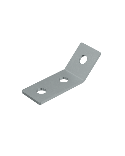 Уголок 45 гр. (3 отверстия) КМ-профиль (USG45-3) в Октябрьском Аксессуары для лотков Pintop.ru