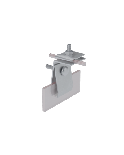 Фальцевый держатель H70 мм для прутка Ø 5-10 мм HD КМ-Профиль (FD-H70-D5-10 HD) в Октябрьском Монтажные материалы Pintop.ru