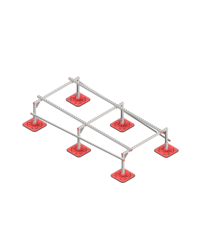 Опорная конструкция для установки оборудования TECHNORAPTOR FOOT 1200х2500 HD КМ-профиль (KM-TR-F-SSEI-1200-2500 HD) в Октябрьском Системы видеонаблюдения Pintop.ru
