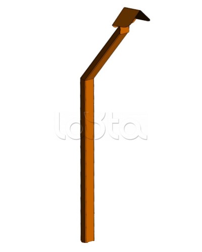 Стойка кнопки выхода Аякс наклонная исп.02 (в землю), оранжевая Магнито-контакт в Октябрьском Дополнительное оборудование для ОПС Pintop.ru