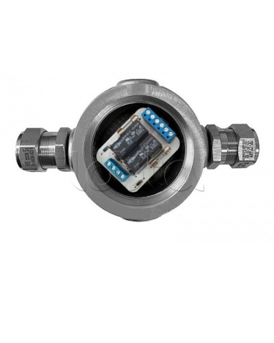 Магнито-Контакт УК-ВК-Ех-12 АЯКС П, с двумя кабельными вводами ВН20 в Октябрьском Комутационные взрывозащищенные коробки Pintop.ru