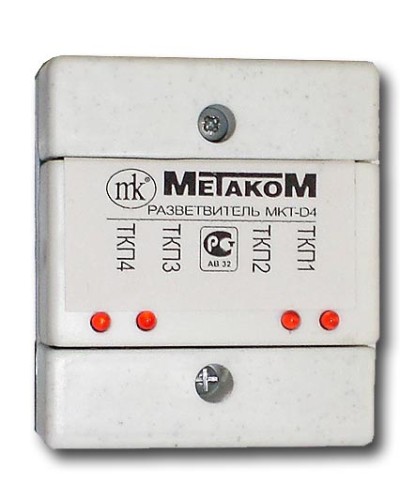 Разветвитель трубок Метаком MKT-D4 в Октябрьском Аксессуары для многоабонентных систем Pintop.ru