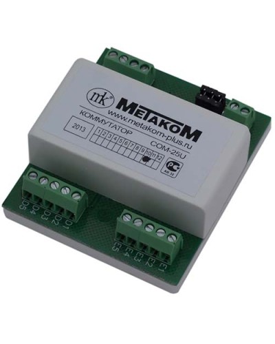 Коммутатор координатный Метаком СОМ-25UD в Октябрьском Блоки коммутации многоабонентные Pintop.ru