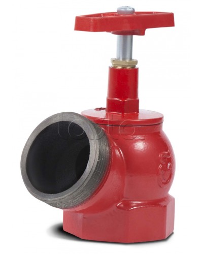 Угловой клапан пожарного крана ПОЖТЕХНИКА Клапан чугунный угловой пожарный ПК50 (вн/нар) в Октябрьском Обратные клапаны Pintop.ru