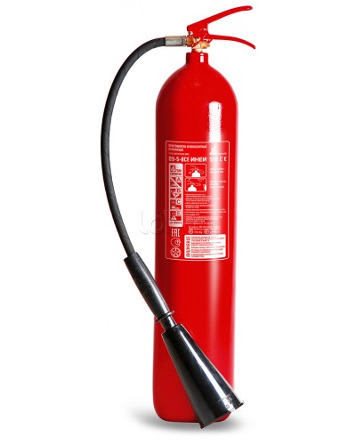 Огнетушитель ПОЖТЕХНИКА ОУ-5 ИНЕЙ (55В, до 10 000V) (баллон по ГОСТ 949) в Октябрьском Огнетушители Pintop.ru