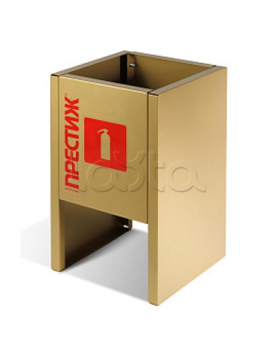 Подставка напольная ПРЕСТИЖ золото под 1 огнетушитель ПОЖТЕХНИКА в Октябрьском Аксессуары для огнетушителей Pintop.ru