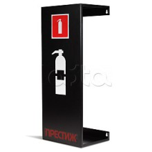 Подставка настенная под огнетушитель ПРЕСТИЖ черная ПОЖТЕХНИКА