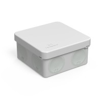 Коробка распред. 60-0210м двухкомп. безгалогенная (HF) 80х80х40 (8шт/уп) Промрукав (60-0210м)