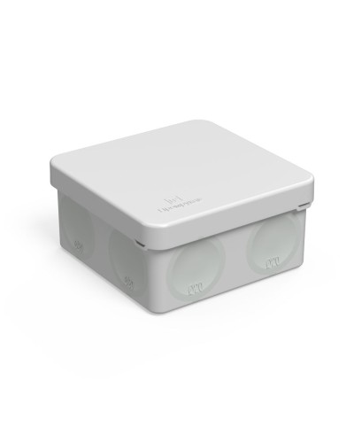 Коробка распред. 60-0210м двухкомп. безгалогенная (HF) 80х80х40 (8шт/уп) Промрукав (60-0210м) в Октябрьском Распределительные коробки Pintop.ru