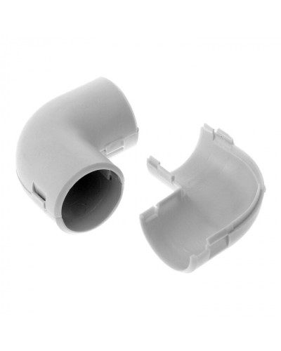 Соединитель угловой разборный д32 (30 шт/уп/) Промрукав PR.07532 в Октябрьском Повороты, муфты, тройники Pintop.ru