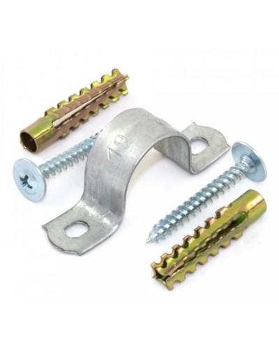 Комплекты для крепления ОКЛ с использованием самореза, дюбеля и скобы СМД 10-11 (100 шт) Промрукав (PR08.4999) в Октябрьском Держатели, клипсы, скобы Pintop.ru