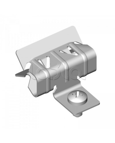 Зажим балочный 2-7 мм с отгибом и винтом М6х9 Промрукав (PR08.5818) в Октябрьском Аксессуары для лотков Pintop.ru