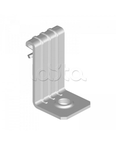 Зажим балочный вертикальный 1-5 мм с отгибом и резьбой М6 Промрукав (PR08.5861) в Октябрьском Аксессуары для лотков Pintop.ru