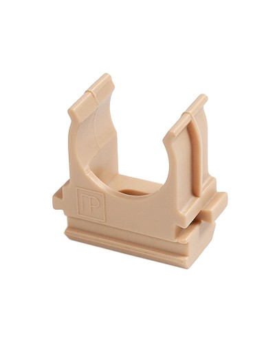 Крепёж-клипса для труб АБС-пластик сосна д20 в малой упаковке (10шт/1000шт уп/кор) Промрукав (PR13.0055) в Октябрьском Держатели, клипсы, скобы Pintop.ru