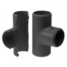 Тройник разборный черный д32 (1шт/200шт уп/кор) Промрукав (PR13.0180)