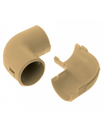 Соединитель угловой разборный сосна д25 (5шт/300шт уп/кор) Промрукав (PR13.0245) в Октябрьском Повороты, муфты, тройники Pintop.ru