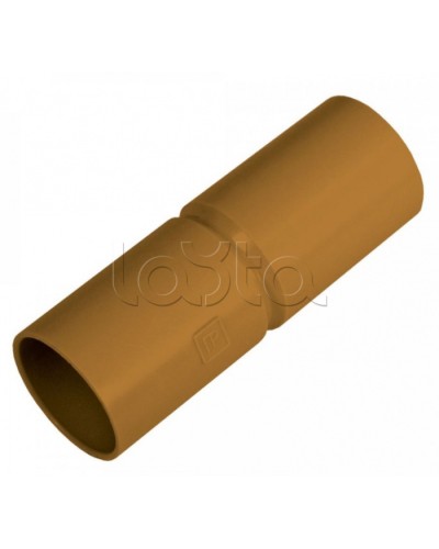 Патрубок-муфта с ограничителем бук д16 (100шт/1200шт уп/кор) Промрукав (PR13.0265) в Октябрьском Повороты, муфты, тройники Pintop.ru