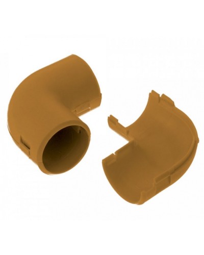 Соединитель угловой разборный бук д25 (30шт/480шт уп/кор) Промрукав (PR13.0285) в Октябрьском Повороты, муфты, тройники Pintop.ru