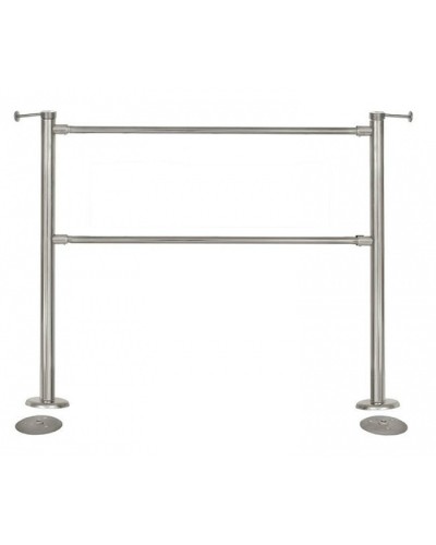 Стойка Ростов-Дон ОБ1/2-1 (Хром) в Октябрьском Ограждения Pintop.ru