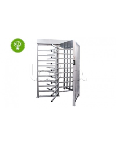 Турникет полноростовой с подогревом 3V RUBEZH STRAZH Model X УХЛ 2.1 OSDP MF (T-1000) в Октябрьском Турникеты Pintop.ru