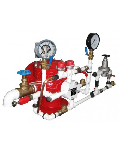 Узел управления спринклерный воздушный в комплекте с акселератором Спецавтоматика УУ-С100/1,6В3-ВФ.О4-01 в Октябрьском Устройства пуска водяного пожаротушения Pintop.ru