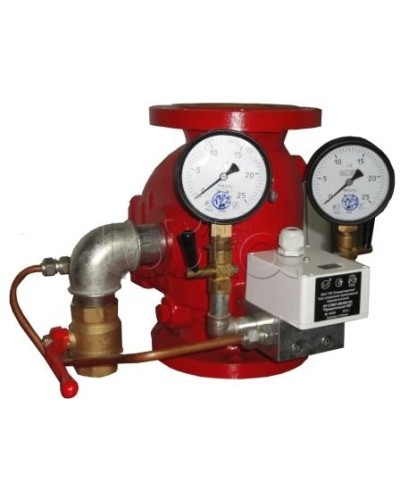 Узел управления спринклерный водозаполненный Спецавтоматика УУ-С150/1,6 В-ВФ.04 Прямоточный-150 исп. 01 в Октябрьском Устройства пуска водяного пожаротушения Pintop.ru