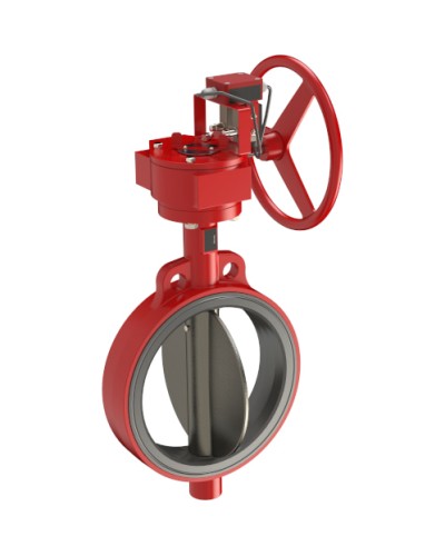 Затвордисковый с ручным приводом с контролем положения УКПЗА Спецавтоматика 3т 200/1,6(Р)-Ф.У3.1-АМК-200v1 в Октябрьском Затворы дисковые Pintop.ru