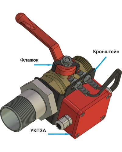 Кронштейн КШ-32-46-И (для УКПЗА v1, v2) Спецавтоматика в Октябрьском Дополнительное оборудование пожаротушения Pintop.ru