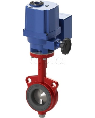 Затвор дисковый с электромеханическим приводом Спецавтоматика Зт 150/1,6(Э220М)-Ф.УЗ.1-АН-150 в Октябрьском Затворы дисковые Pintop.ru