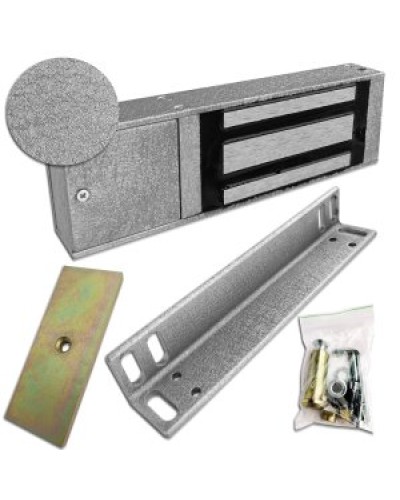 Замок электромагнитный Цифрал-250 ML ЦФРЛ.677100.002-02 серебристый шелк в Октябрьском Электромагнитные замки Pintop.ru