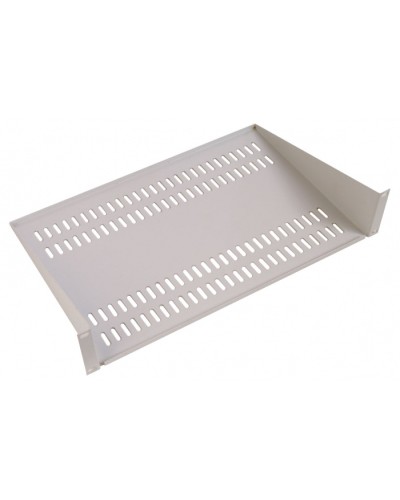 Полка перфорированная консольная 400мм 2U ЦМО МС-40 в Октябрьском Полки для шкафов и стоек Pintop.ru