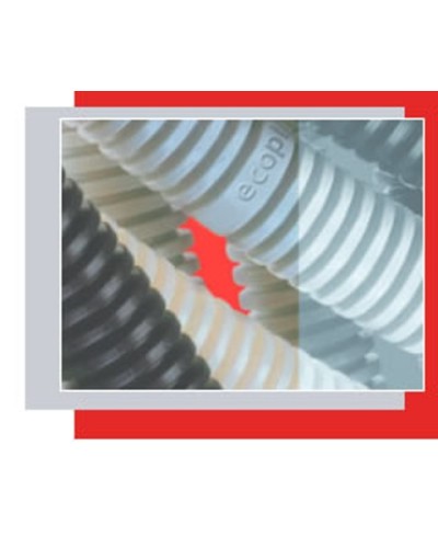 Труба гофр. ПВХ 16 мм (100 м) Экопласт (10016) в Октябрьском Труба гофрированная Pintop.ru