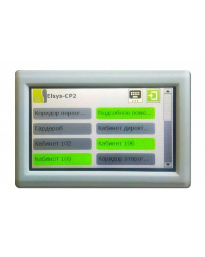 Клавиатура подсистемы охранной сигнализации Elsys-CP2 в Октябрьском Сетевая СКУД Elsys Pintop.ru