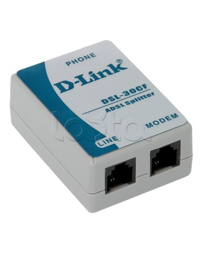 Сплиттер ADSL D-Link DSL-30CF/RS в Октябрьском Маршрутизаторы, Роутеры и Точки Доступа Pintop.ru